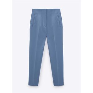 BRAND NEW ZARA DUSTY BLUE High waisted pants